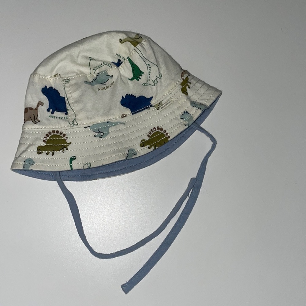 Dino newborn bucket cap